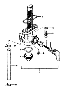 ZR50 Топливный кран