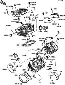 VN1500 Головка цилиндров