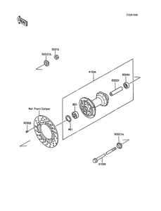  Переднее колесо