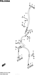 AN650 Передние тормозные трубки
