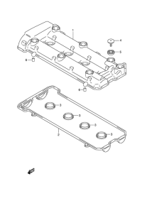 GSX1300R Крышка головки цилиндров