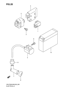 DR-Z70 Equipo electrico