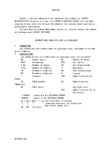 DR125 Catalog preface