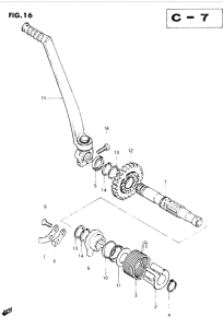 DR250 Ножной стартер