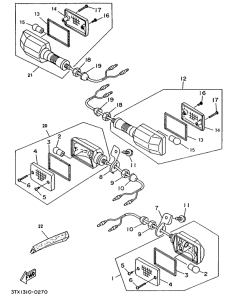 CW50R Поворотники