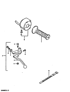 GSX400 Left handle switch