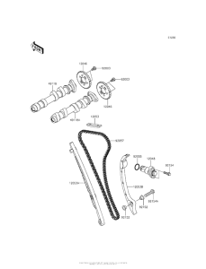 EX650 Распред вал