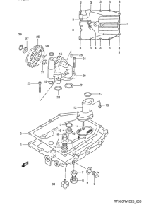 RF900 Картер маслянный