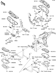 VN2000 Подножки