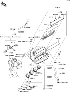 ZX600 Воздушный фильтр