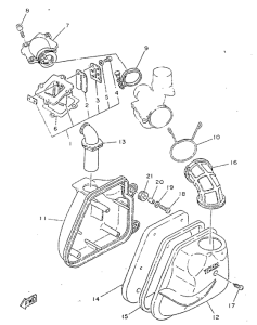 CY50R Впускная система