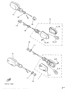 YSR80 Поворотники