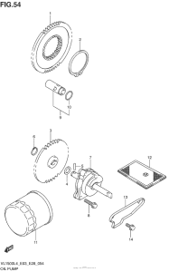 VL1500B Масляный насос
