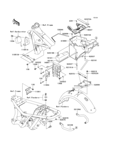 EJ400 Рама ,крепежные детали