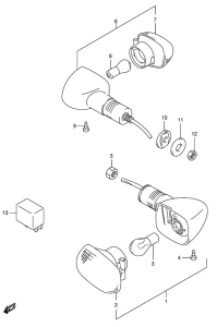 SV650 Поворотники