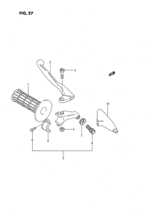 RM80 Left handle grip