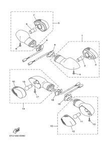 MT01 Поворотники