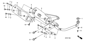 SCV100F Глушитель