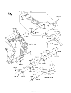 KLZ1000 Подвеска  /  амортизатор