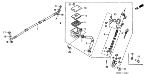  Задний тормозной цилиндр