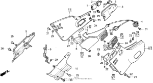  Боковые обтекатели