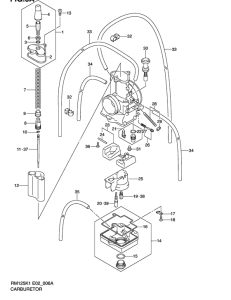 RM125 Carburetor assy