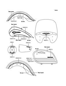 VN1500 Наклейки