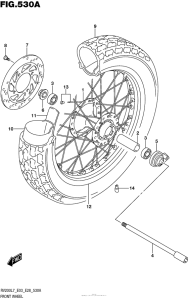 RV200 Переднее колесо