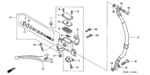 SGX50 Fr. brake master cylinder