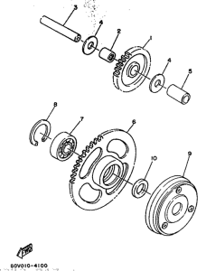 XC125 Муфта стартера