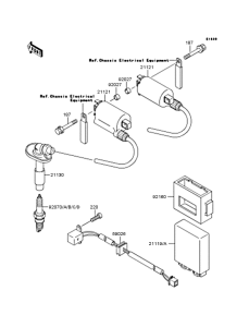 EX250 Катушка зажигания