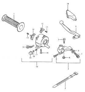 TS125 Left handle switch