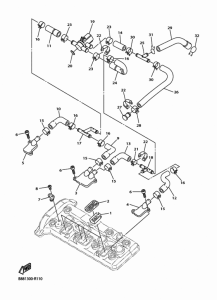 FJR1300A Система забора воздуха