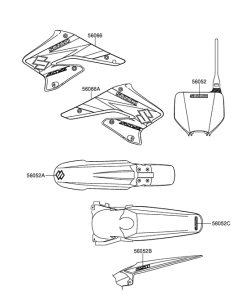 RM-Z250 Наклейка