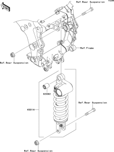 ZX1400 Амортизатор
