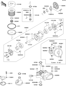 ZG1200 Oil pump / oil filter(1 / 2)