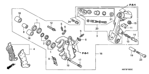 XL1000V (ABS) Передний суппорт