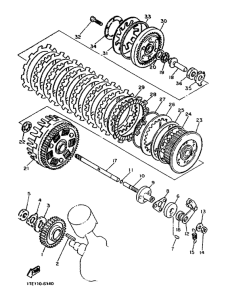 XV1100 Сцепление