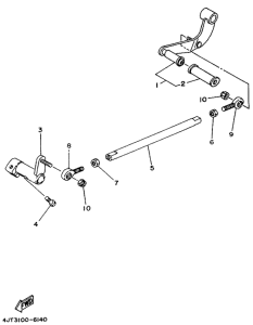 TZ125 Вал переключения