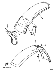 YZ250WR YZ250WRA Крыло