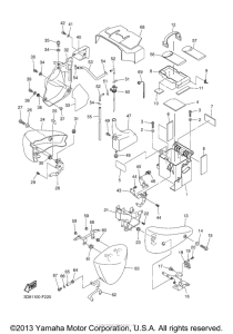 XVS1300A Боковые обтекатели