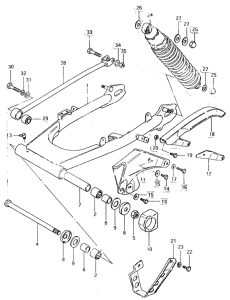 SP400 Маятник задний