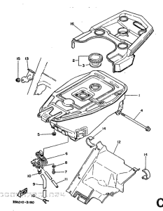 CH50 Rpservoir a carburant