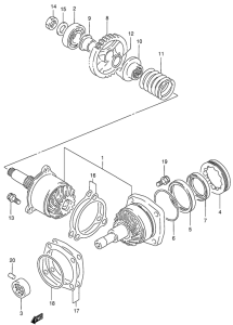 VS800 Secondary drive gear