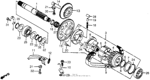 CB650 Основной вал