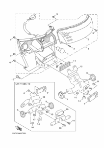 XF50 Taillight unit ass`y