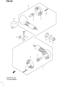 GZ125 Поворотники
