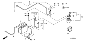 XR125 Аккумулятор