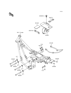 KH125 Короб для АКБ
