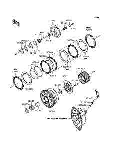 ZX1000 Сцепление